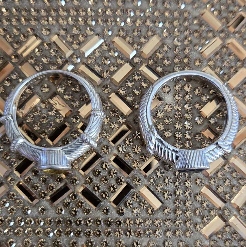 Judith Ripka Gemstone Ring Bundle - image 3